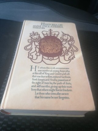 Libro Historia de Inglaterra. Andre Maurois. Tapa