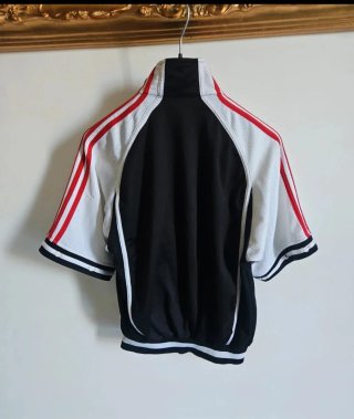 Felpa Adidas Vintage Nera Rossa Bianca