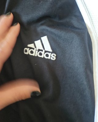 Felpa Adidas Vintage Nera Rossa Bianca