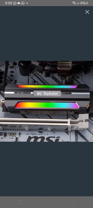 Disipador M.2 ARGB Nuevo