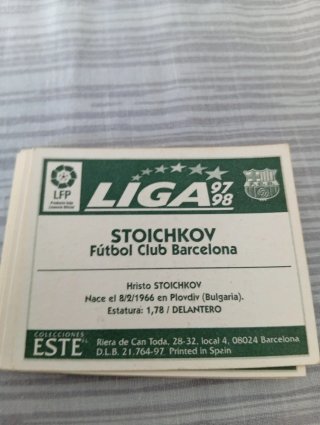 Cromos Jugadores FC Barcelona 97-98