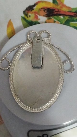 Medaglione Madonna con Gesù in Argento