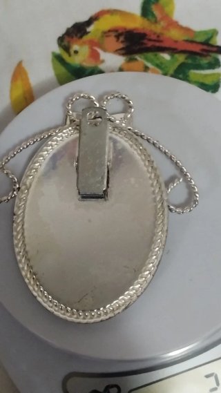 Medaglione Madonna con Gesù in Argento