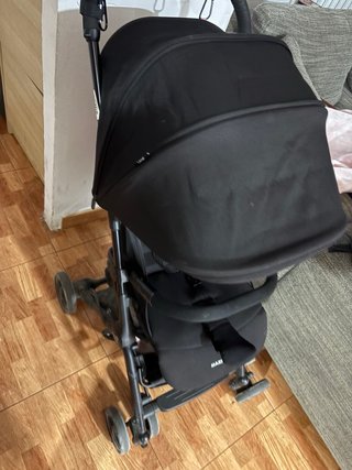 Silla de paseo plegable negra