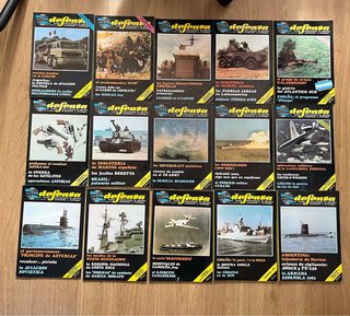 36 revistas DEFENSA (años 80) – militares, aviació