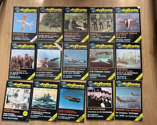 36 revistas DEFENSA (años 80) – militares, aviació