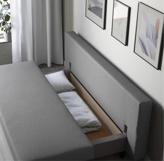 2 Sofás Cama IKEA Gris