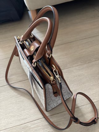 Bolso Calvin Klein Blanco y Marrón