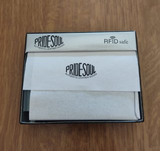 Pride and Soul Portafoglio in Pelle Grigia
