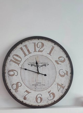 Reloj de Pared Vintage París Hotel Westminster