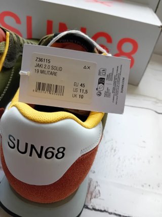 ✅️SUN68 Scarpe Uomo Tg 45 Mod JAKI 2.0 SOLID