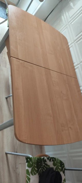 Mesa de cocina madera y metal