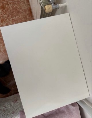 Mesita de noche blanca Ikea Hemnes