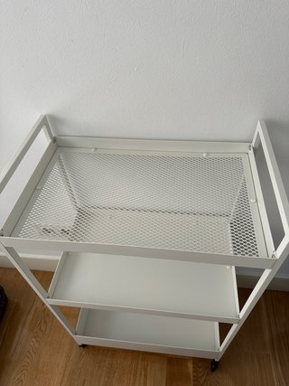 Carrito auxiliar blanco Ikea