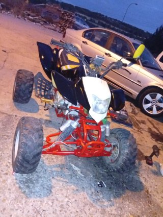 Quad cambio por moto motor am6