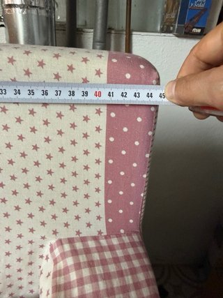 Asiento infantil patchwork rosa