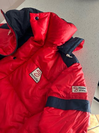 TecnoAlp Piumino Alpinismo Vintage Tg L Rosso