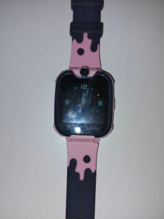Reloj Inteligente Niña Rosa y gris