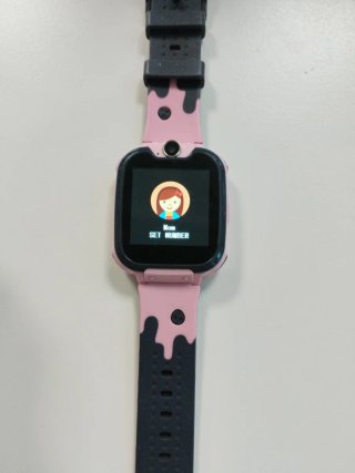 Reloj Inteligente Niña Rosa y gris
