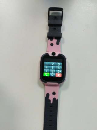 Reloj Inteligente Niña Rosa y gris