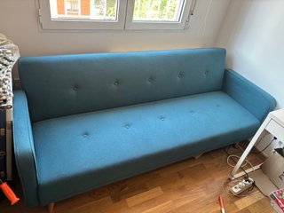 Sofá Cama Clic Clac Sklum Azul/Verde