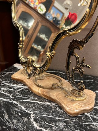 Espejo de Sobremesa Bronce
