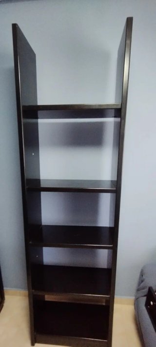 Estantería Madera negra