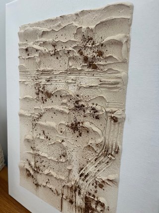 Cuadro relieve texturizado 30x40 minimalista