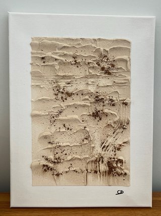 Cuadro relieve texturizado 30x40 minimalista