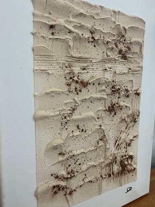 Cuadro relieve texturizado 30x40 minimalista