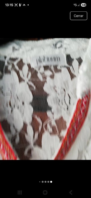 Vestido de encaje blanco
