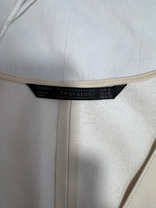 Vestido beige mujer polipiel