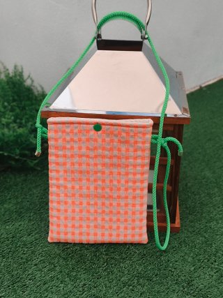 Bolso de tela estampado
