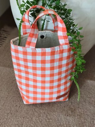 Bolso de tela estampado