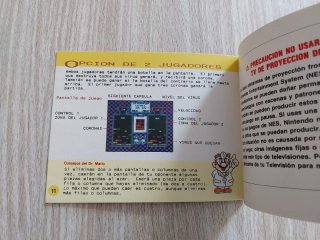 MANUAL DR. MARIO SPAGNOLO NINTENDO NES