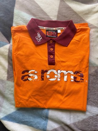 Polo AS Roma Taglia L Arancione