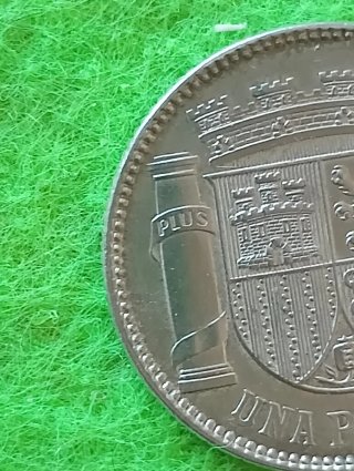Plata Moneda Una Peseta de 1933 excelente estado