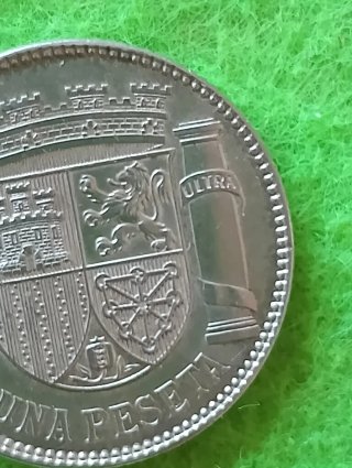 Plata Moneda Una Peseta de 1933 excelente estado