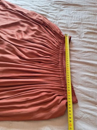 Falda  midi Uniqlo Marrón chocolate.