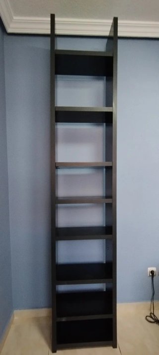 Estantería Negra Madera