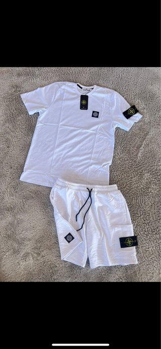 Camiseta Stone Island Blanca Talla L
