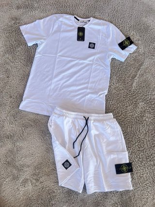 Camiseta Stone Island Blanca Talla L