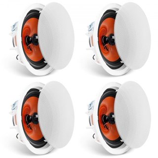 4PCs 8 in/20.3 cm Altavoces de Techo 100W Montaje Empotrado en Techo y en Pared