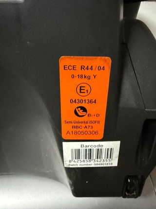 Silla coche giratoria 0-3 años