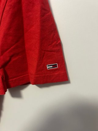 Camiseta Tommy Jeans Roja Talla S