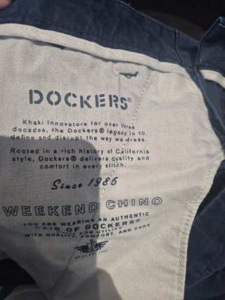 Pantalón Dockers Chino Mujer Azul