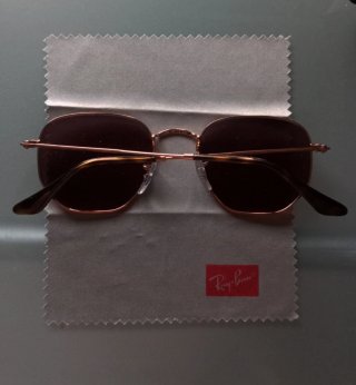 Gafas de sol Ray-Ban Hexagonal Marrón Dorado