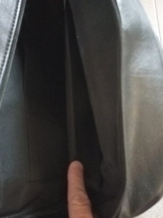 Mochila Negra Cuero Sintético
