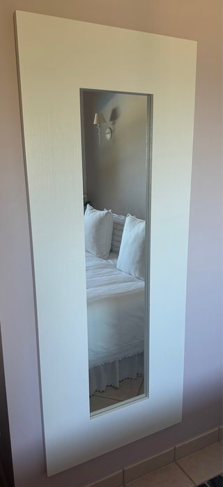 Espejo Marco Blanco Rectangular