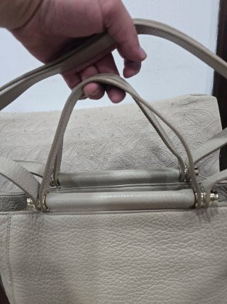 Borsa Coccinelle Beige Pelle